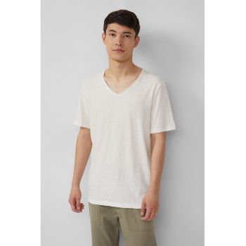 Tricou lejer cu decolteu in V