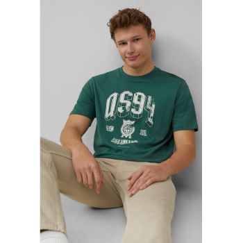 Tricou regular fit cu imprimeu text