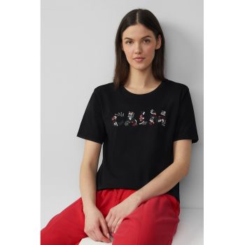 Tricou regular fit de bumbac