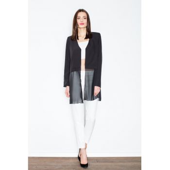 Blazer dama - Poliester - Negru/Gri