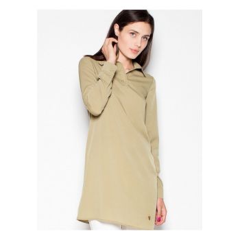Bluza dama  tricot confortabil - maneci lungi - verde - poliester