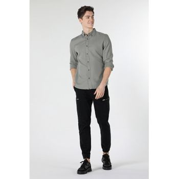 Camasa Cu Maneca Lunga De Barbati Verde Slim Fit8683197129512