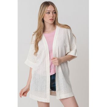 Cardigan cu perforatii