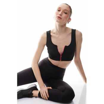 Colanti slim-fit cu talie inalta