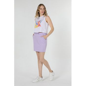 Fusta De Dama Mov Regular Fit