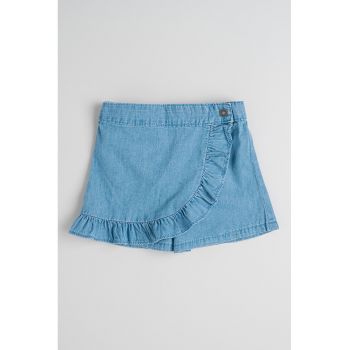 Fusta-pantalon cu volane