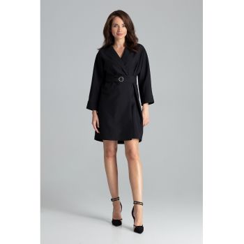 Palton dama -  Jacheta L058 - negru -