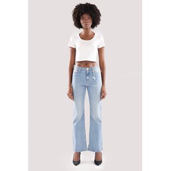 Pantaloni De Dama Albastru Regular Fit 791 MONICA