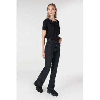 Pantaloni De Dama Albastru Regular Fit MONICA