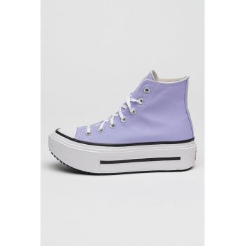 Pantofi sport canvas cu platforma Lift Double