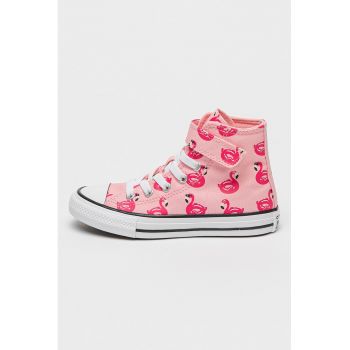 Pantofi sport cu banda velcro Chuck Taylor Flamingo