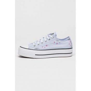Pantofi sport low-cut cu broderie Lift