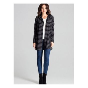 Pulover dama -  cardigan - negru