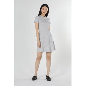 Rochie De Dama Gri Regular Fit1