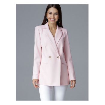 Sacou dama  elegant - subtire - decolteu in V - maneci drepte - poliester