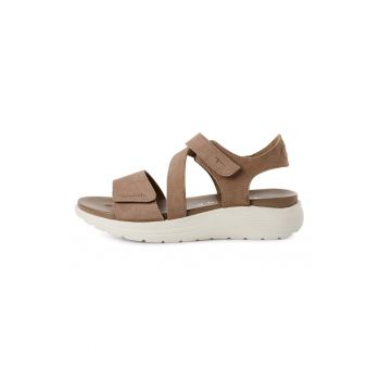 Sandale de piele cu velcro
