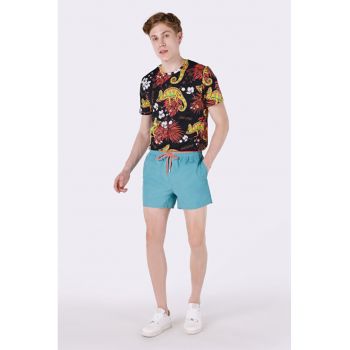 Short De Plaja De Barbati AlbastruSlim Fit