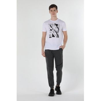 Tricou Cu Maneca Scurta De Barbati Alb Regular Fit8683197253514