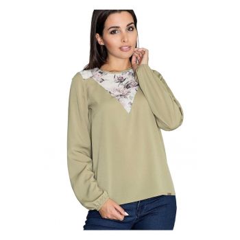 Bluza dama 5902 -  Poliester/Viscoza - Verde