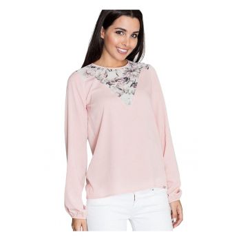 Bluza dama 59021 -  Poliester/Viscoza - Roz