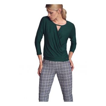 Bluza dama 590219 -  Viscoza/Poliester - Verde