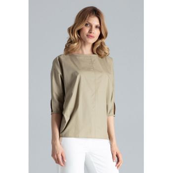 Bluza dama -  Bumbac/Poliester - Masliniu