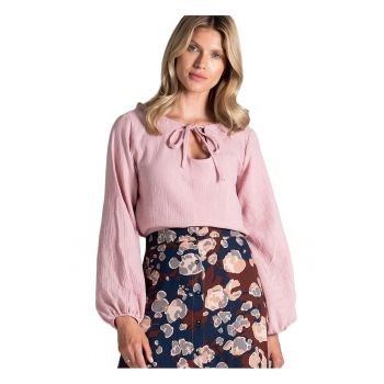 Bluza dama -  Bumbac - Roz