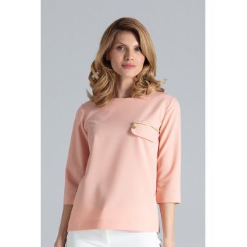 Bluza dama -  Formala - Poliester/Viscoza - Roz -