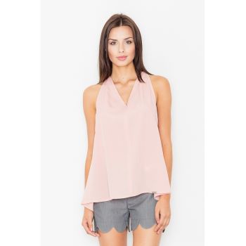 Bluza dama M480 -  Poliester/Viscoza - Roz
