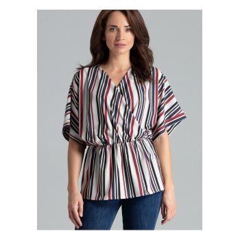 Bluza dama  multicolor - maneci kimono - talie elastica