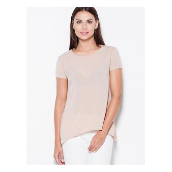 Bluza dama -  simpla - bej - material usor