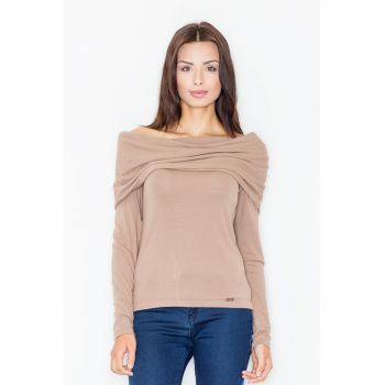 Bluza dama -  Viscoza/Elastan - Bej