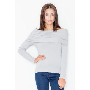 Bluza dama -  Viscoza/Elastan - Gri -