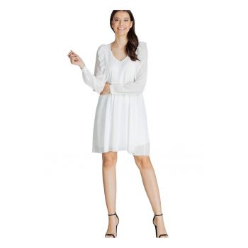 Rochie de cocktail 5902194381710 -  Poliester/Elastan - Bej -