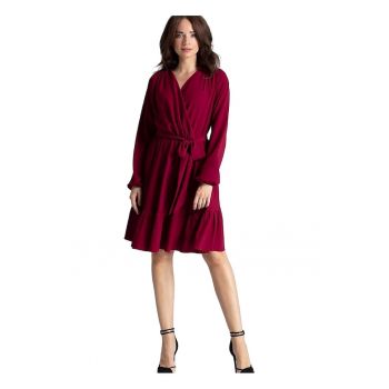 Rochie de cocktail -  Poliester - Rosu