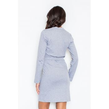 Rochie de vara -  gri - bumbac -