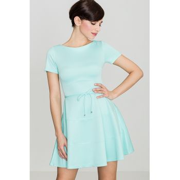 Rochie evazata  mint - poliester 95% - elastan 5%
