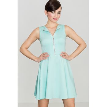Rochie evazata -  model K098 - fermoar - mini - poliester