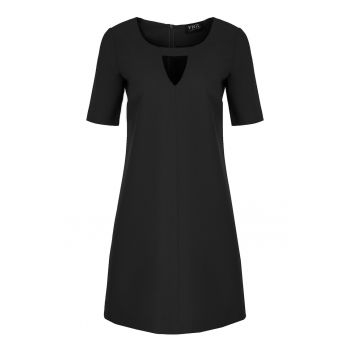 Rochie mini  neagra - eleganta - poliester