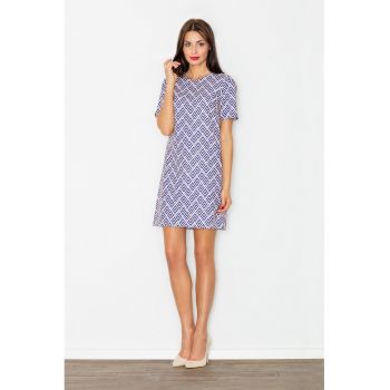 Rochie  model M519 - geometric - pentru zi cu zi - poliester