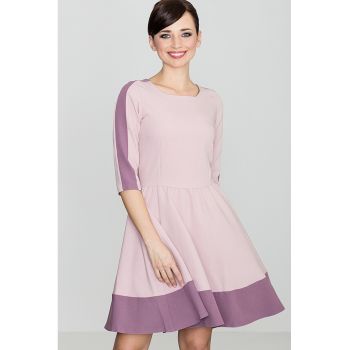 Rochie  poliester - roz