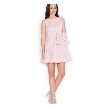 Rochie  poliester - roz
