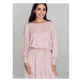 Rochie  roz - casual - viscoza -