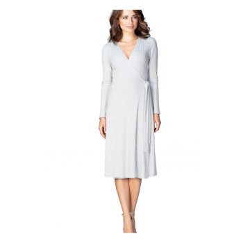 Rochie -  Viscoza/Poliester - Gri