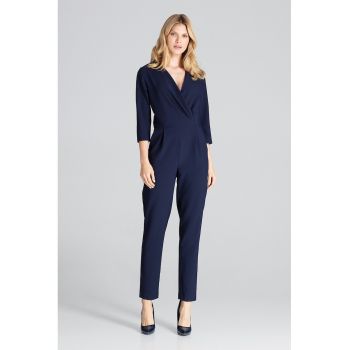 Salopeta dama -  eleganta - bleumarin - poliester