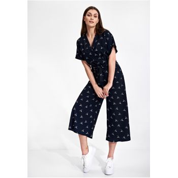 Salopeta kimono -  eleganta si confortabila - poliester - bleumarin
