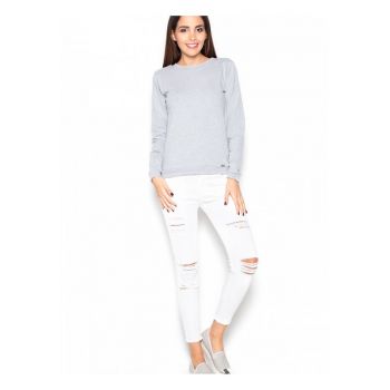 Bluza 5902194328500 -  Bumbac/Elastan - Gri -