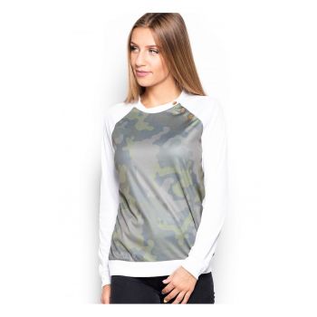 Bluza dama  alb - material confortabil -