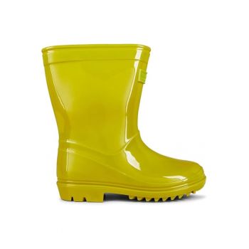 Cizme Wellington copii  cauciuc galben - impermeabile - slip-on