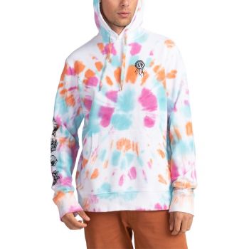 Hanorac barbati  Tie Dye - bumbac - cu gluga - multicolor